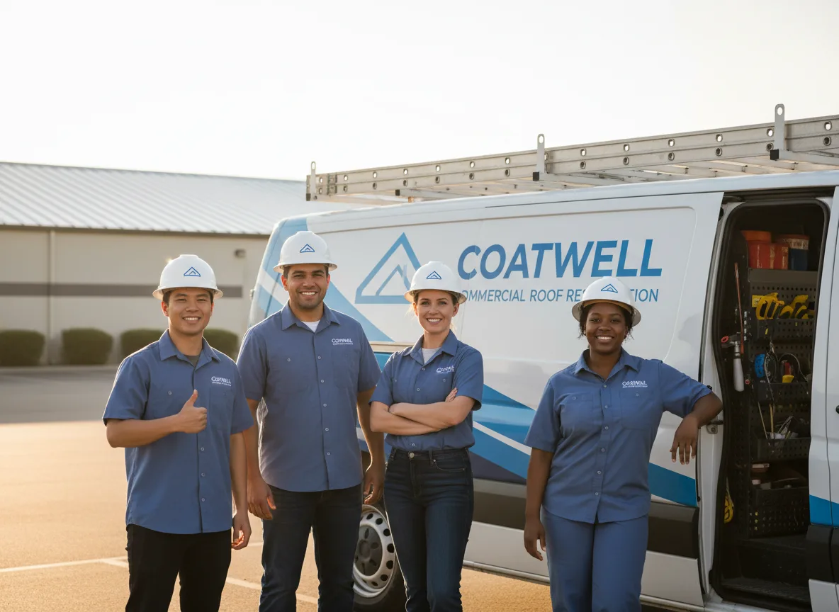Commercial roof coating company in Revillo, SD